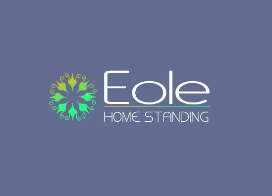 creation logo et identié visuelle eole agence immobilière