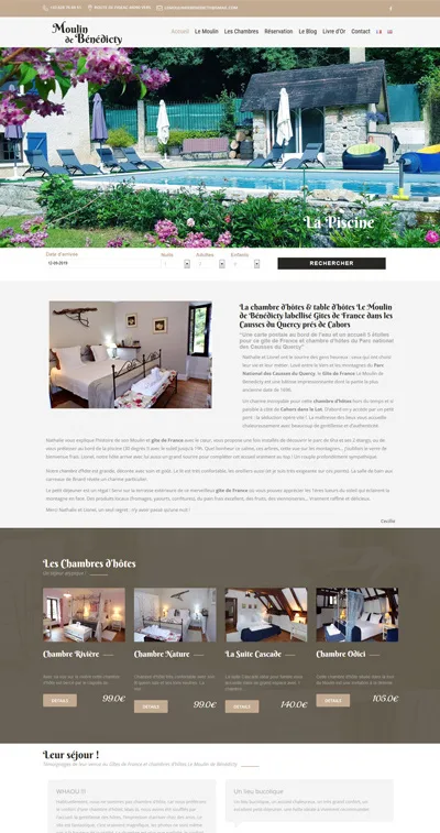 creation site internet toulouse Le moulin de benedicty