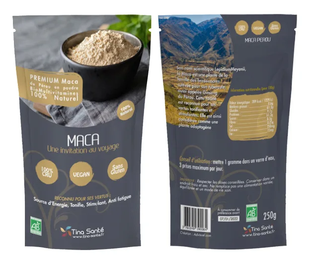 Création sachet hermétique doypack personnalisé