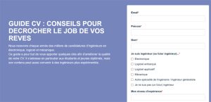 générer des leads Marketing Web