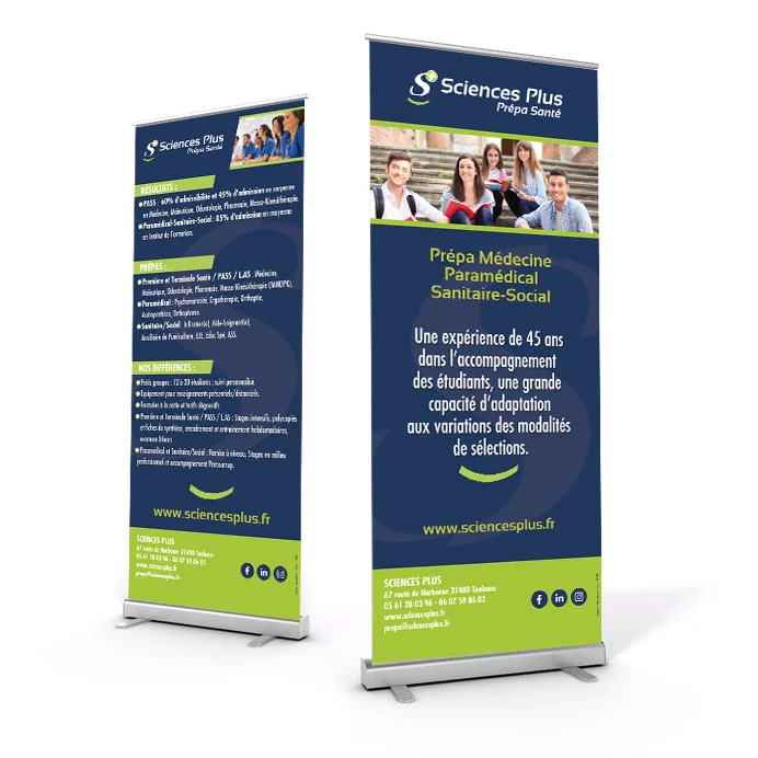 conception roll up kakemono Toulouse