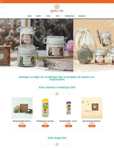 realisation boutique prestashop yulnar bio