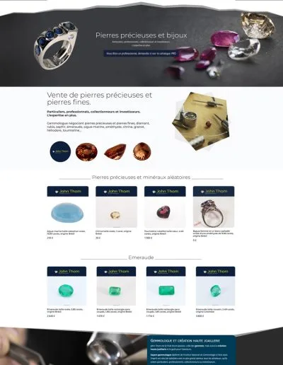 Création site ecommerce wordpress
