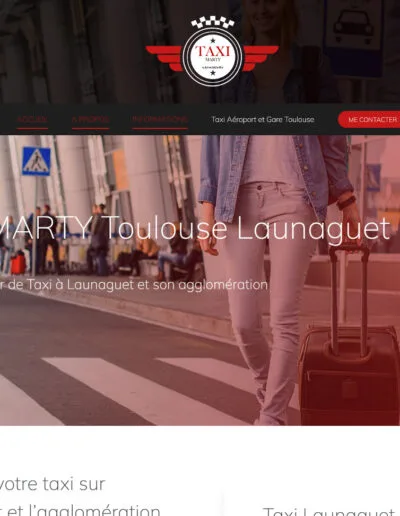 webmastering et référencement toulouse taxi marty