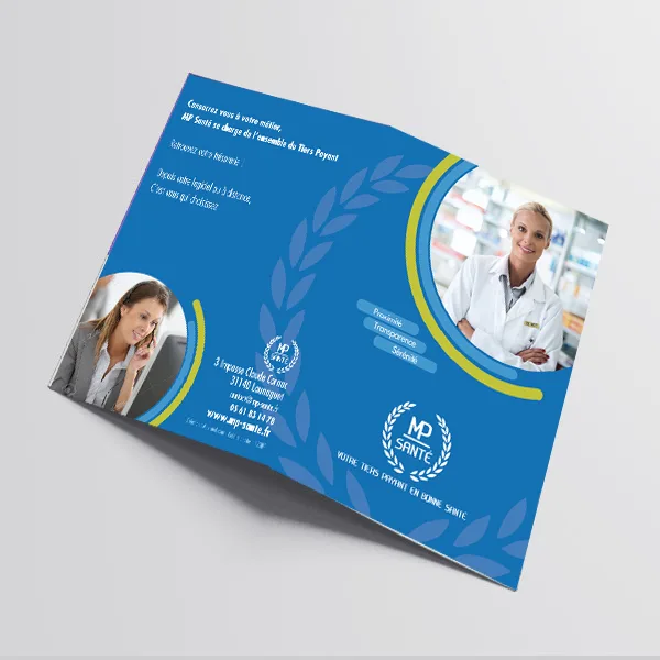 création brochure dépliant A4 grenoble