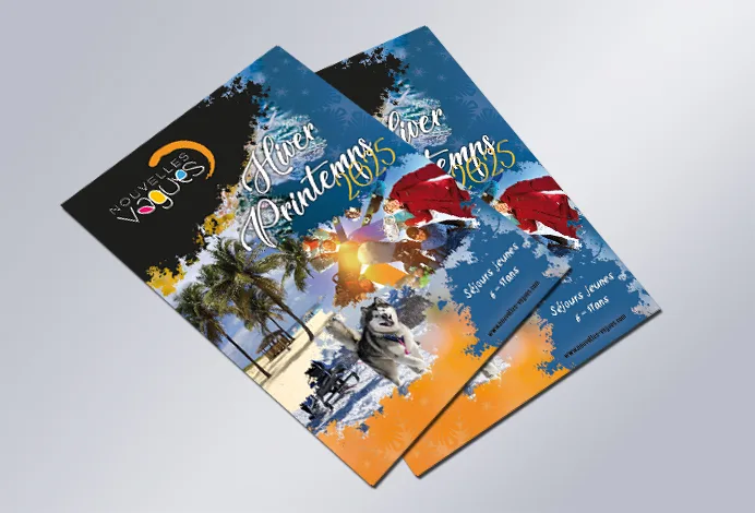 création catalogue papier Nouvelles Vagues