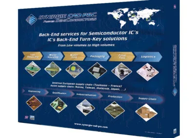 Réalisations supports de communication PRINT Airbus Toulouse – Synergie CAD PSC