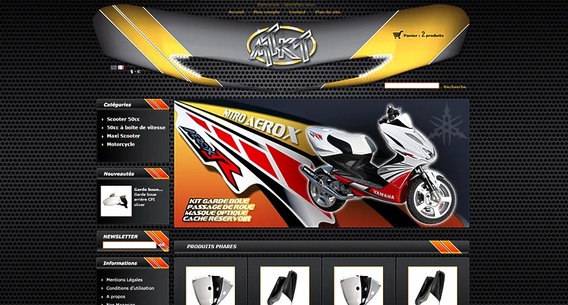 maquette site web MTKT