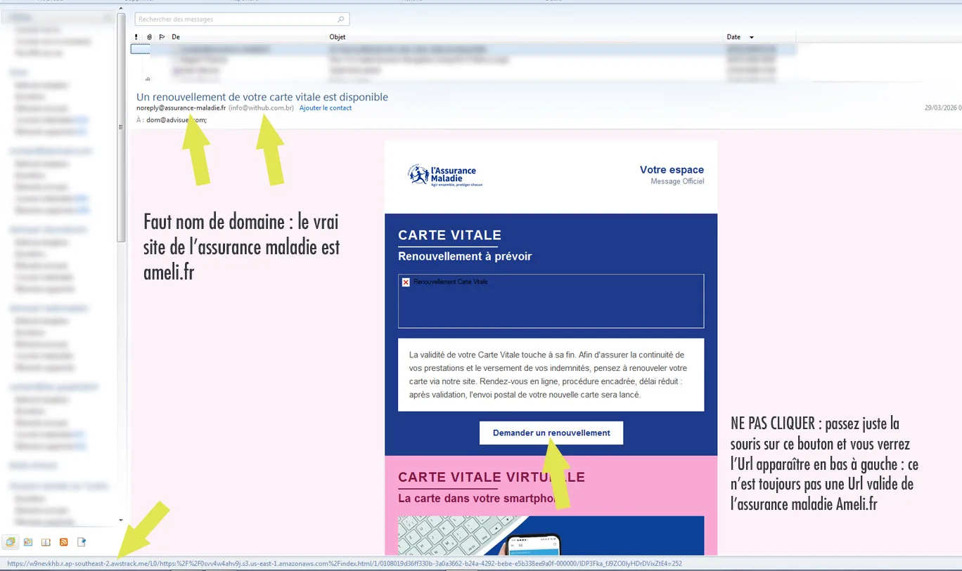 Email frauduleux : 7 signes pour reconnaître une arnaque (phishing)