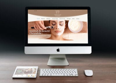 Site vitrine institut de beauté Toulouse – Chrysalide