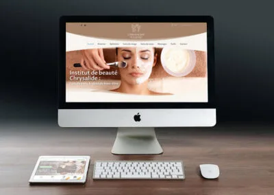 Site vitrine institut de beauté Toulouse – Chrysalide
