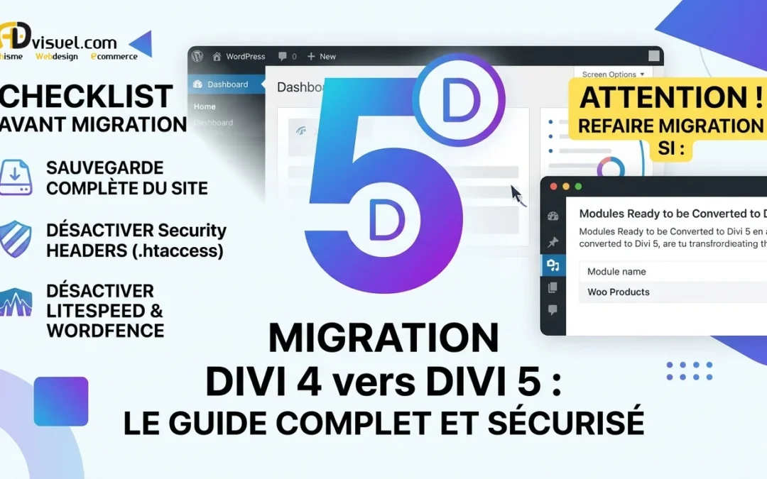 migration divi 4 vers divi 5