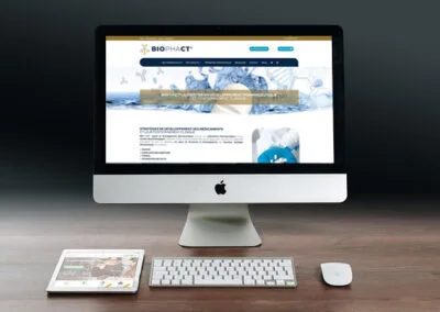 Création site web conseil pharmacie pour Biophact Toulouse