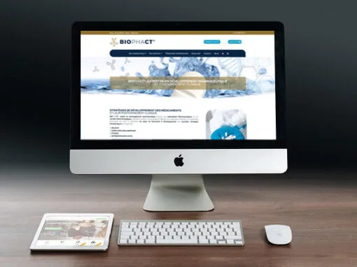 Création site web conseil pharmacie pour Biophact Toulouse