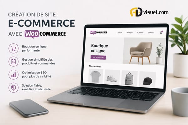 creation site ecommerce woocommerce