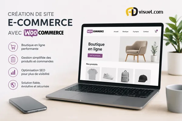 creation site ecommerce woocommerce